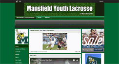 Desktop Screenshot of mansfieldyouthlax.com